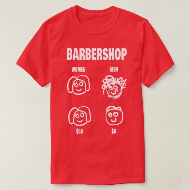 Women Barbershop T-Shirt (Design vorne)