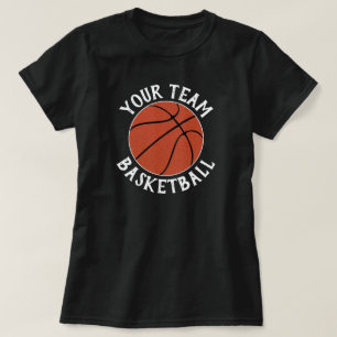 Women Basketball Team, Spielername und Jersey-Numm T-Shirt