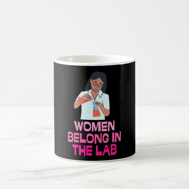 Women Belong In The Lab - Women In Stem Kaffeetasse (Mittel)