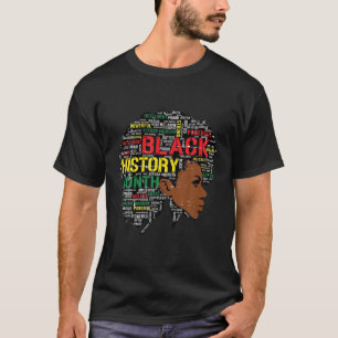 Women Black History Montag American History Patrio T-Shirt