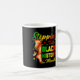Women Black History Steppin in African High Heel Kaffeetasse