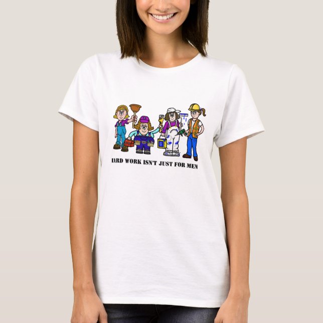 Women Blue Collar Workers T-Shirt (Vorderseite)
