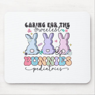 Women Caring For The Sweetest Bunnies Pediatric Ea Mousepad