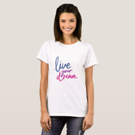 women casual white fell free quote t-shirt