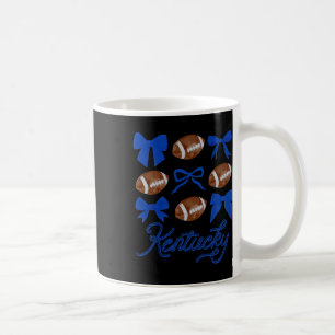 Women Coquette Bow Football Kentucky Kaffeetasse