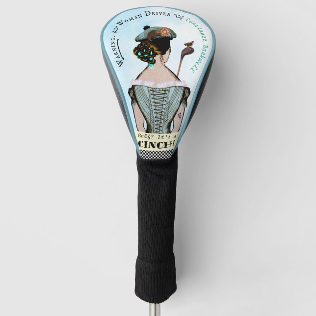 'Women Driver' Lady's Golf Head Cover Golf Headcover (Vorderseite)