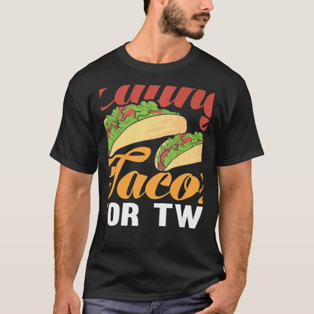Women Eating Tacos Pregnancy Announcement Pregnant T-Shirt (Vorderseite)
