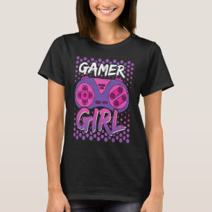 Women Gamer Girl Video Gamer Gaming Controller T-Shirt