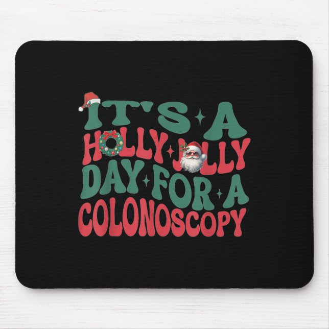 Women Gi Nurse Christmas Endoscopy Technician Endo Mousepad (Vorne)