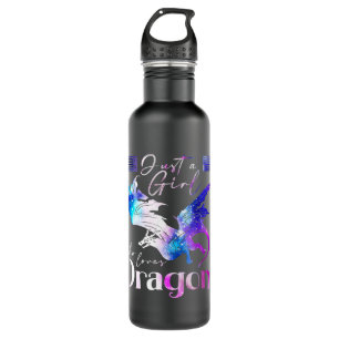 Women Girls Dragon Edelstahlflasche