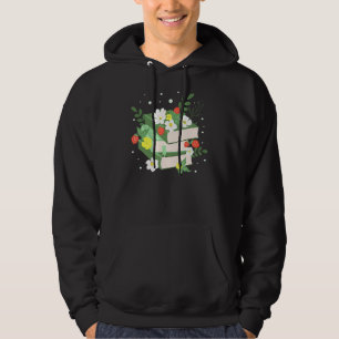 Women Girls Wild Blume Books Lesen von Nerds Hoodie