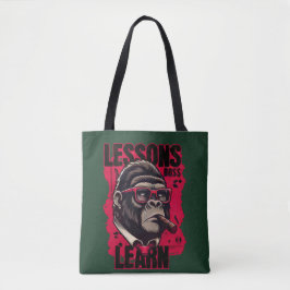Women Gorilla Boss Lessons Learn Tote