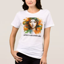 Women Graphic T-Shirt | Feminist Art Print Women’s