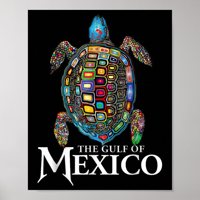 Women Gulf Of Mexico Forever Mexican Souvenir Sea  Poster (Vorne)