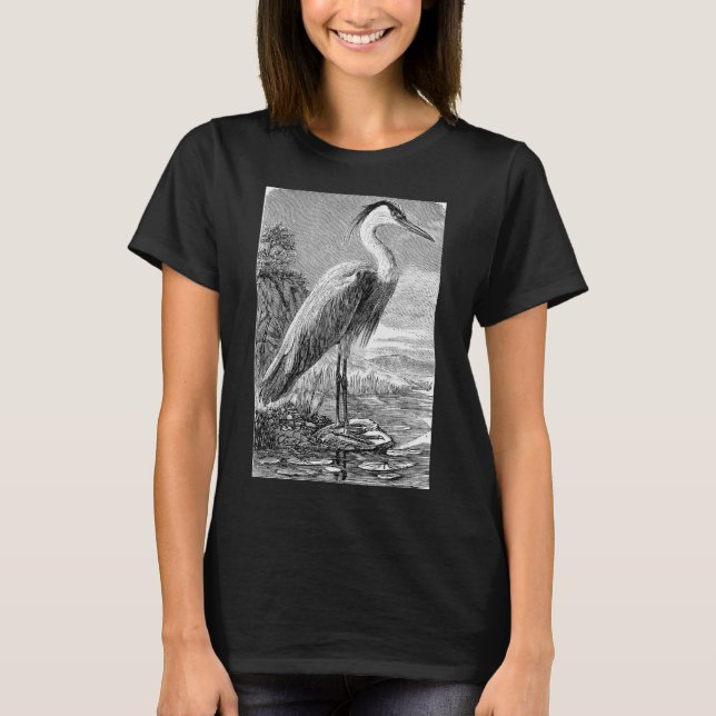 Women Heron T-Shirt (Vorderseite)