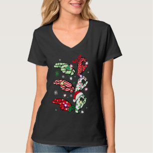 Women Ho Ho Ho Sign Language Asl Santa Merry Chris T-Shirt