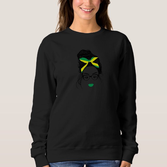 Women Jamaica Pride Jamaica Reggae Music Roots Jam Sweatshirt (Vorderseite)