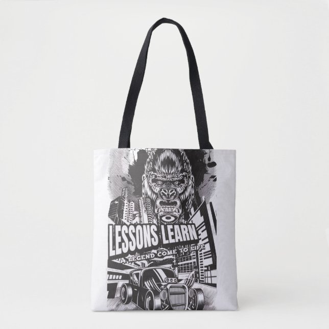 Women Legendary Gorilla Lessons Learn Tote (Vorderseite)