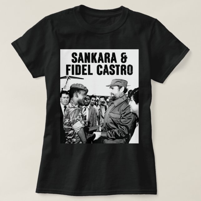Women Men Che Guevara Thomas of Sankara Africa Gif T-Shirt (Design vorne)