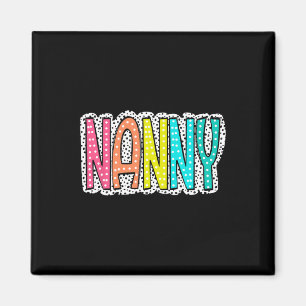 Women Nanny Dalmatiner Dots Mama Nana Oma Mothe Magnet