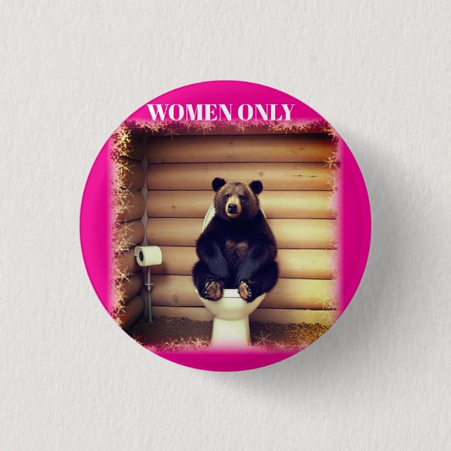 WOMEN ONLY BUTTON (Vorderseite)