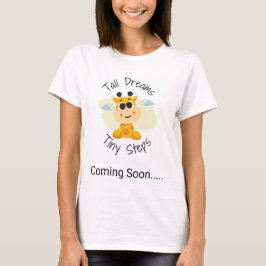Women’s “Coming Soon”  Shirt Cute Pregnancy reveal