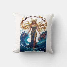 Women’s Day Sea Matriarch, Daughter Gift Kissen