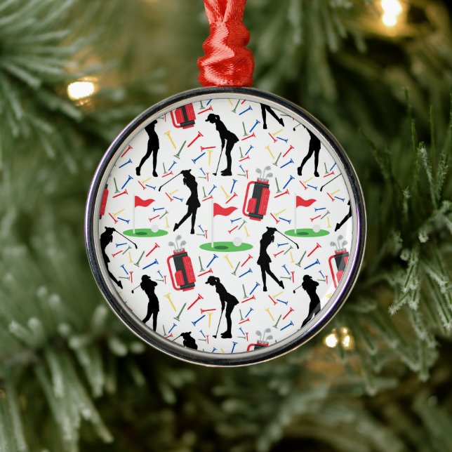 Women’s Golf Lover Christmas Ornament Keepsake (Baum)