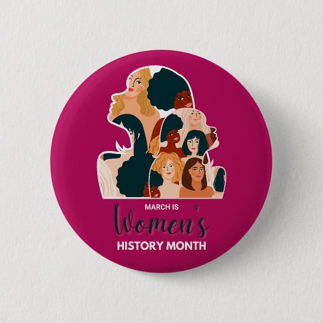 Women’s History Month 2026 Button (Vorderseite)