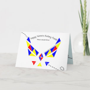 Women’s History Month Ameila Earhart Greeting Card Karte