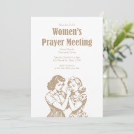 Women’s Prayer Meeting Church Event Invitation Einladung
