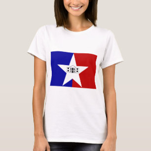 Women T Shirt mit der Flagge von San Antonio, USA