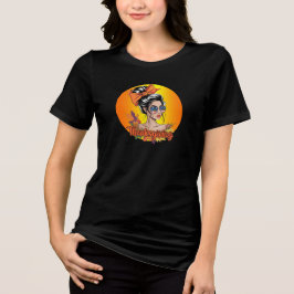 women Thanksgiving  American.png Tri-Blend Shirt