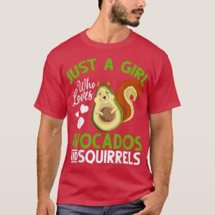 Women Wildlife Forest Animal Lover Girls Avocado S T-Shirt