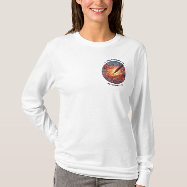 Women Writer's T Shirt - pocket logo (Vorderseite)