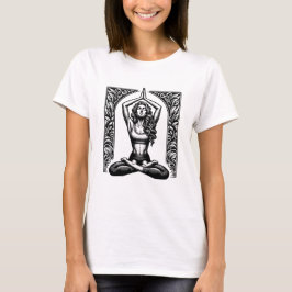 Women Yoga Pose Design for Yoga Lovers Mindfulness T-Shirt