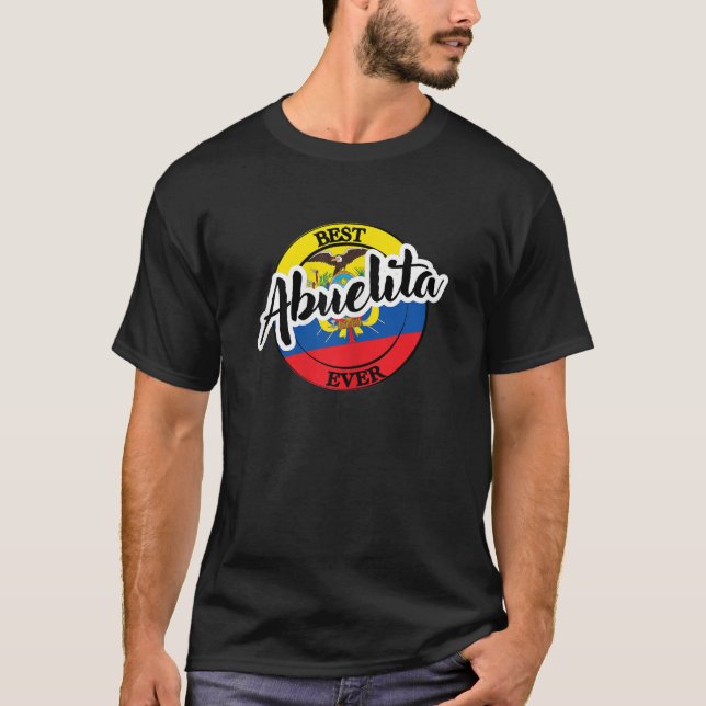 Womens Abuelita Grandma in Spanish Ecuador  T-Shirt (Vorderseite)