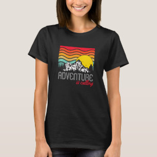 Womens Adventure nennt Wandergrafik Funny S T-Shirt