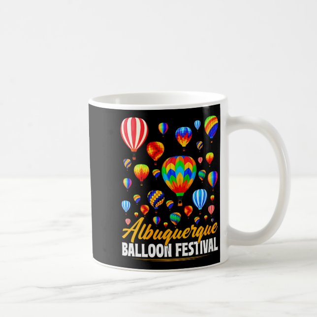 Womens Albuquerque Hot Air Balloon Festival Balloo Kaffeetasse (Rechts)