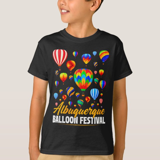 Womens Albuquerque Hot Air Balloon Festival Balloo T-Shirt (Vorderseite)