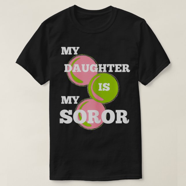 Womens Alpha Ladys MY DAUGHTER IST MEINE SOROR Fir T-Shirt (Design vorne)