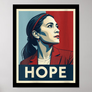 Womens Aoc Alexandria Ocasio Cortez 2028 für Presi Poster