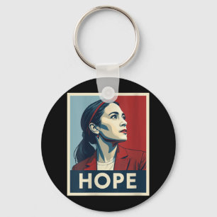 Womens Aoc Alexandria Ocasio Cortez 2028 für Presi Schlüsselanhänger