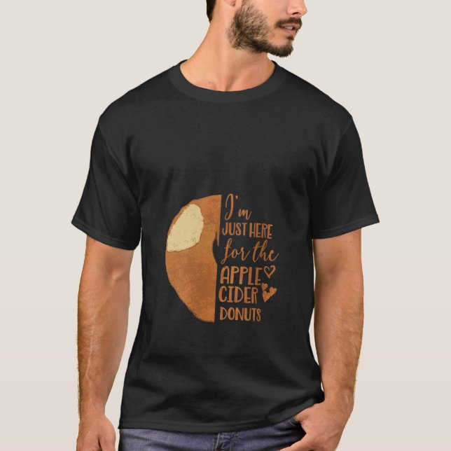 Womens Apple Cider Donuts Funny Fall Quote Autumn  T-Shirt (Vorderseite)