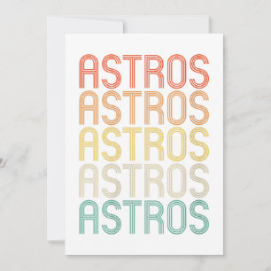 Womens Astros  Einladung