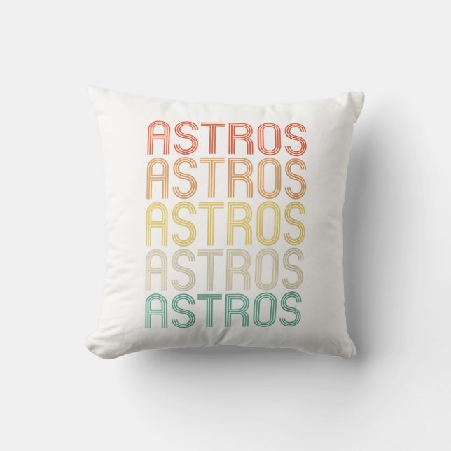 Womens Astros  Kissen (Vorderseite)