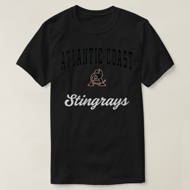 Womens Atlantic Coast High School Stingrochen VNec T-Shirt (Design vorne)