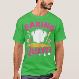 Womens Backen Königin Bake Küche Küche Backen Sa T-Shirt