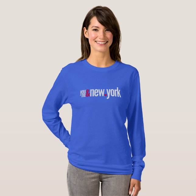 Women's Basic Long Sleeve|NYC Staple Wear|New York T-Shirt (Vorne ganz)