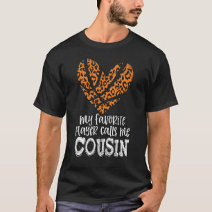 Womens Basketball COUSIN Cheetah Mein Lieblingsspi T-Shirt